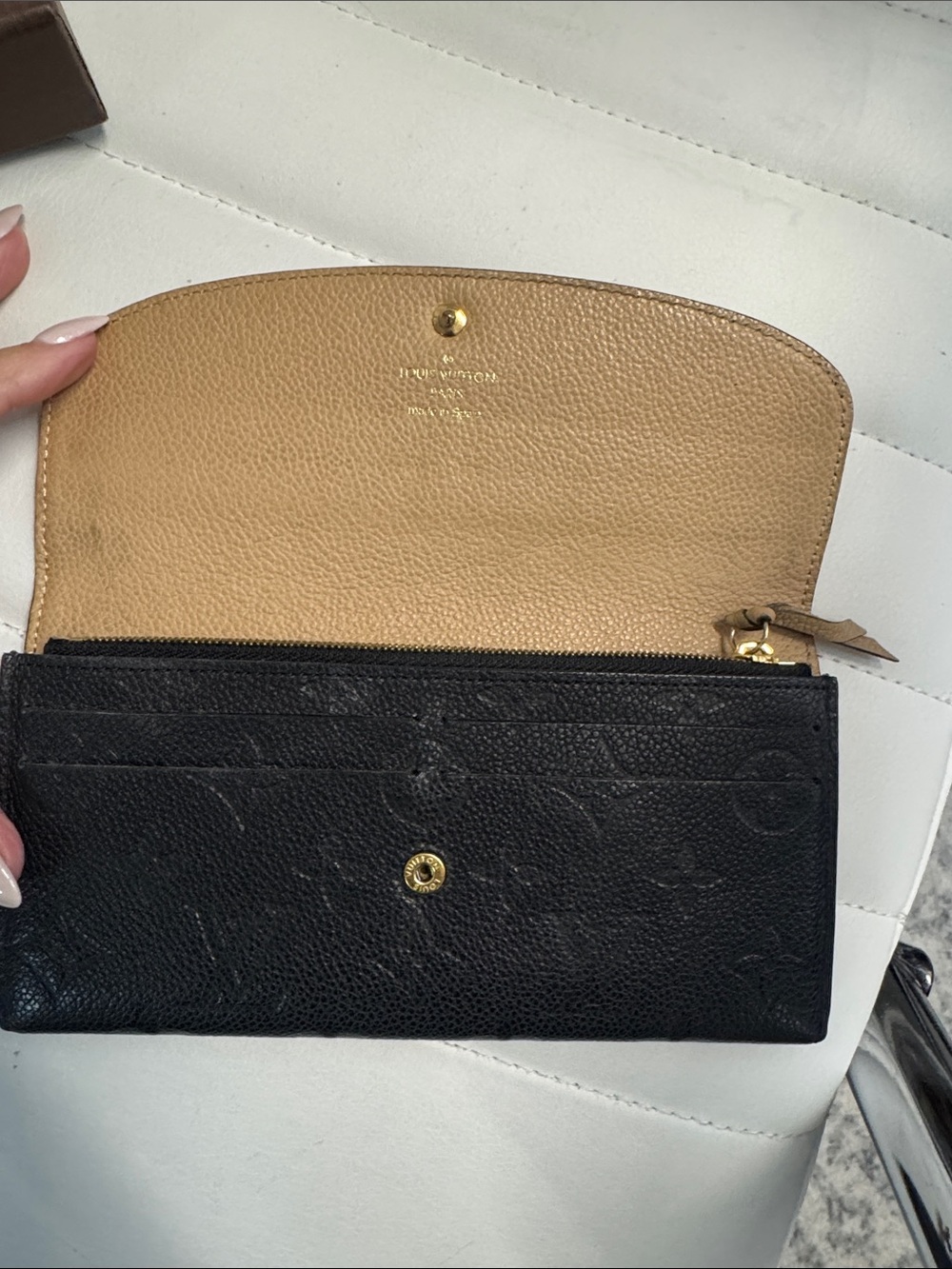 Louis Vuitton Empriente  Monogram Black Leather Wallet - Picture 3 of 4